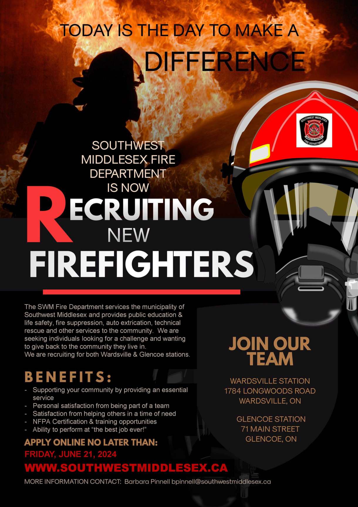 2024 Firefighter Recruitment Southwest Middlesex